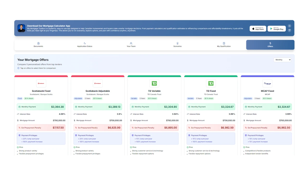 Client Portal Interface